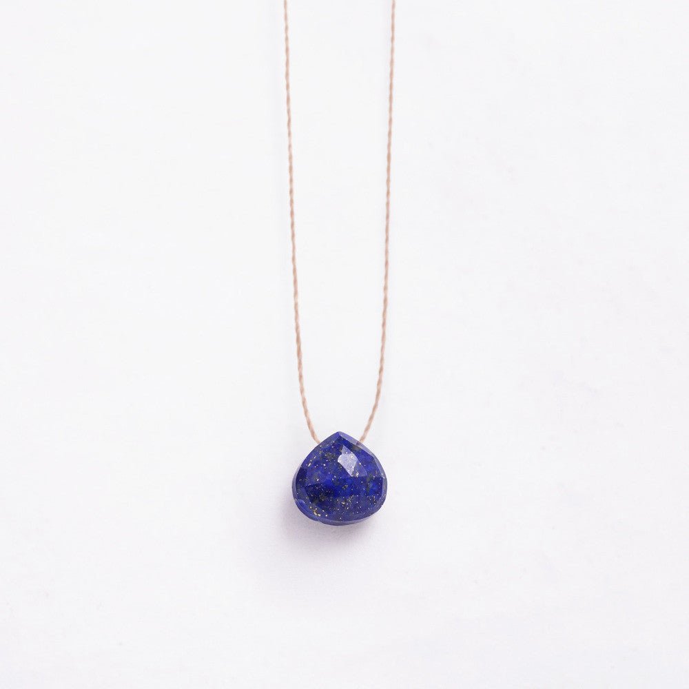 Wanderlust Life Blue Lapis Lazuli Fine Cord Necklace - Jo & Co Home