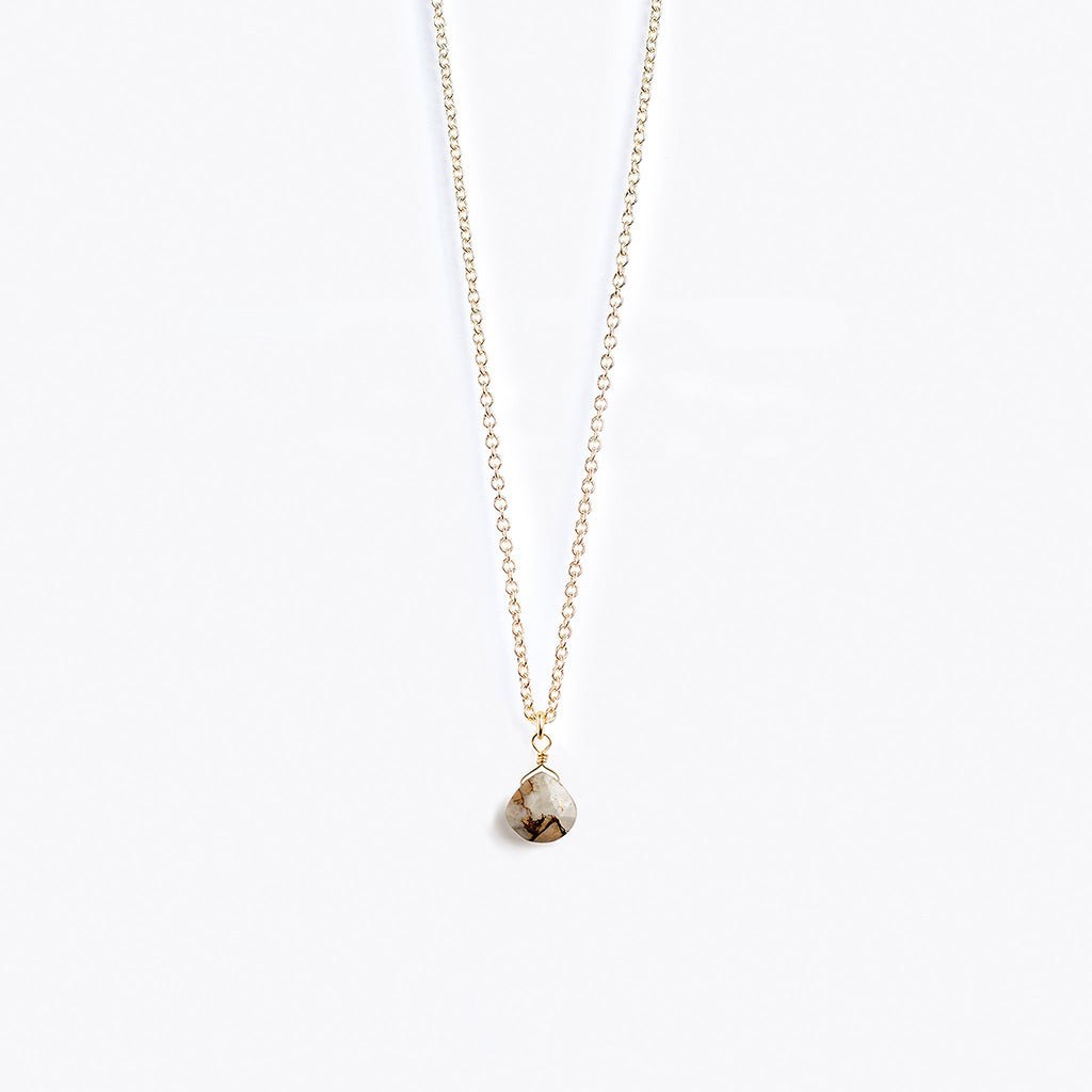Wanderlust Life Calcite Gold Chain Necklace - Jo & Co HomeWanderlust Life Calcite Gold Chain NecklaceWanderlust Life0000916