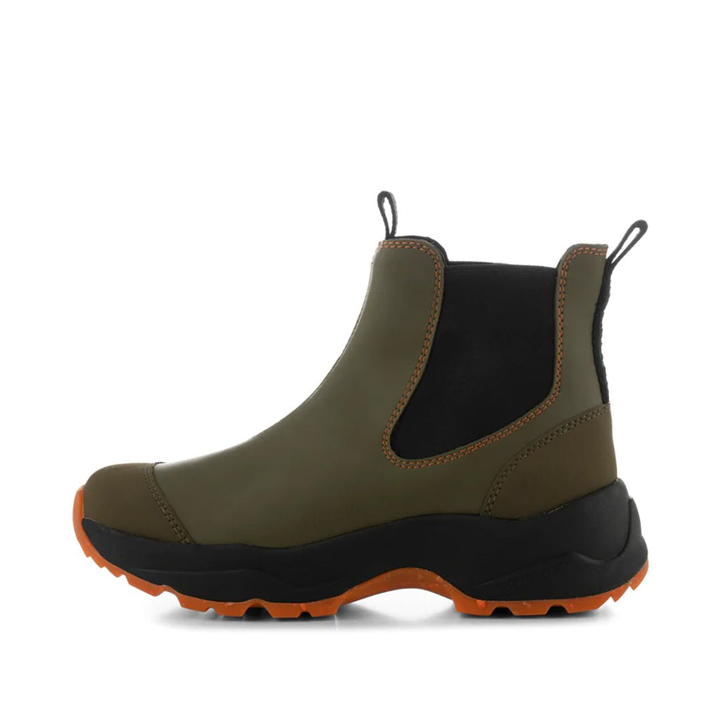 Woden Siri Waterproof Dark Olive Rubber Boots - Jo & Co Home